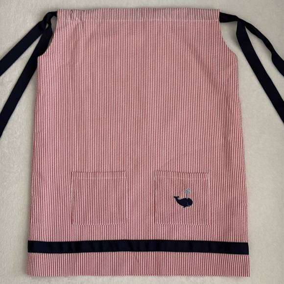 {CPC} Classic Prep | Seersucker Embroidered Whale Dress Red/White/Blue (4T) - Picture 3 of 15